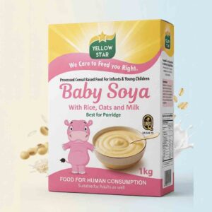 Yellow Star Baby Soya With Rice, Oats And Milk- 1kg