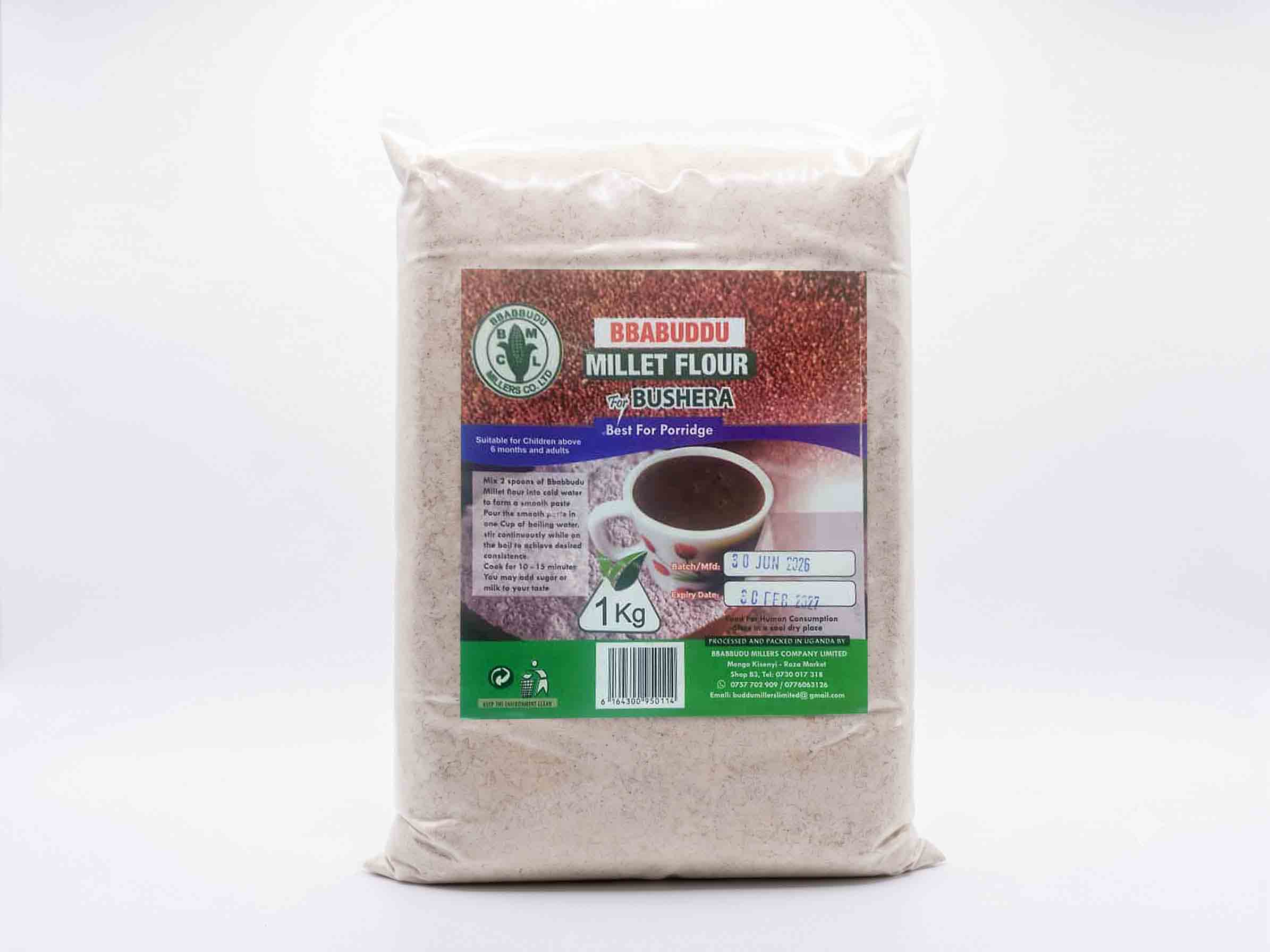 Bbabuddu Millet Flour For Bushera- 1kg