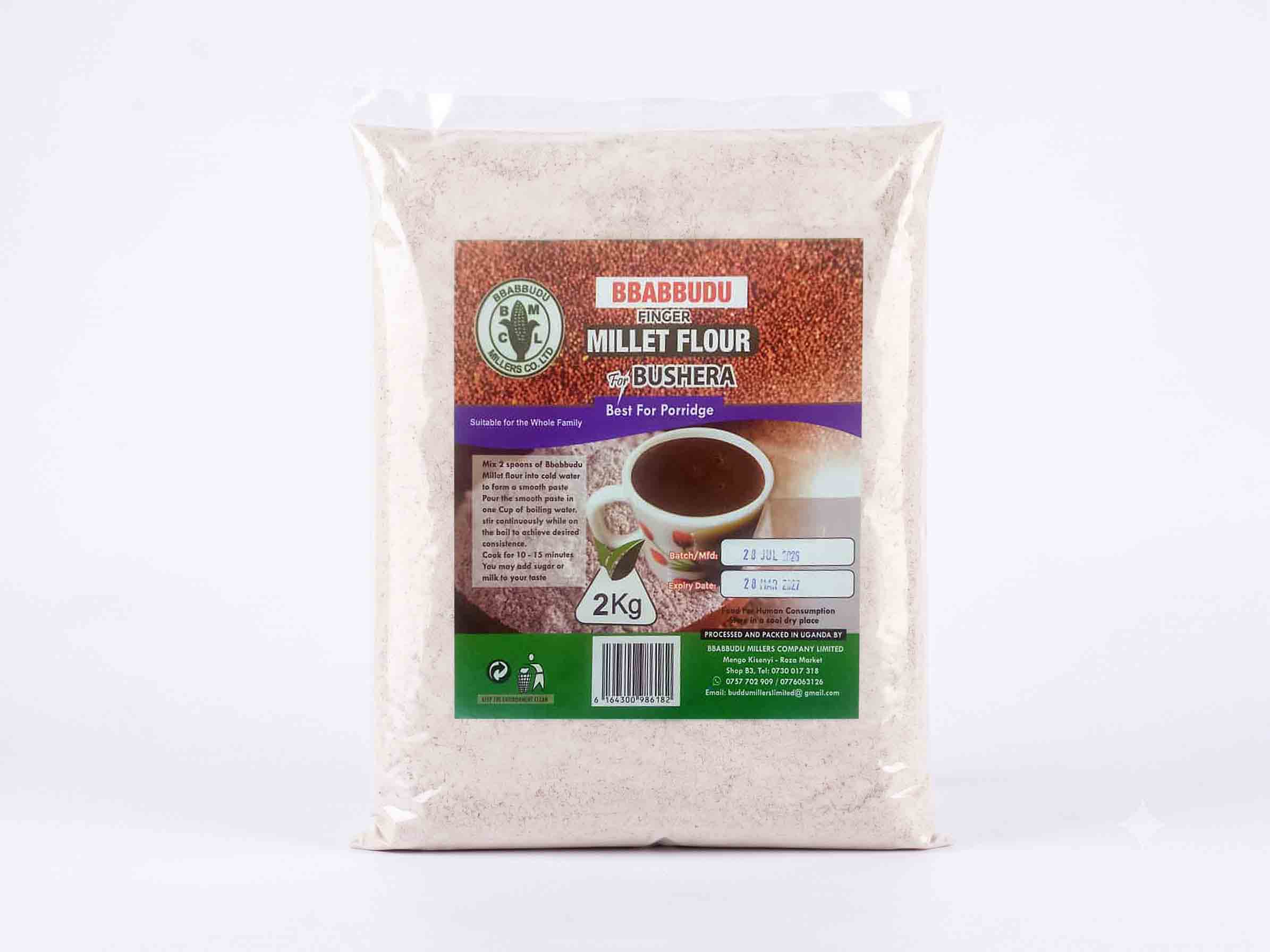 Bbabuddu Millet Flour For Bushera- 2kg