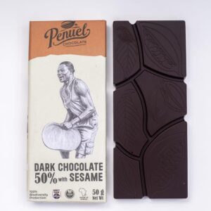 Penuel's 50% Dark Chocolate With Sesame- 50g