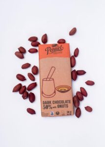 Penuel’s 50% Dark Chocolate With Nuts- 50g