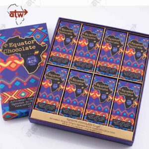 Equator Chocolate- 45g Premium Milk Chocolate Bar (40% Cocoa)- Box Of 12