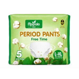 Mapalo Disposable Period Pants / Underwear Style Sanitary Pads (Size L-XL) – Pack Of 5