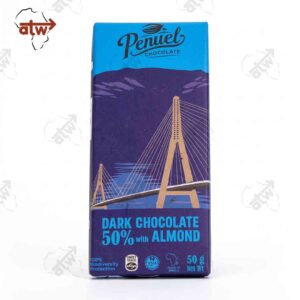 Penuel’s 50% Dark Chocolate With Almond- 50g