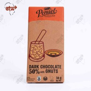 Penuel's 50% Dark Chocolate With Nuts- 50g