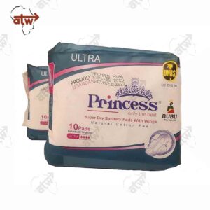Princess Ultra Super Dry Sanitary Pads With Wings- 10 Pads