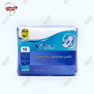 True Super Dry Sanitary Pads With Wings- 10 Pads