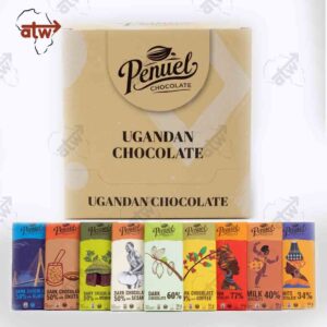 Penuel Artisanal Chocolate Bulk Pack (24 Bars x 90g) – 100% Single-Origin Ugandan Bean-to-Bar