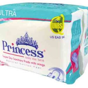 Princess Ultra Super Dry Sanitary Pads With Wings- 10 Pads