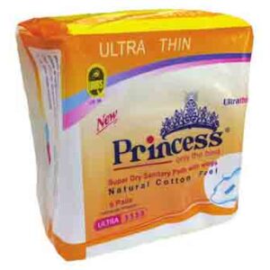 Princess Ultra Thin Sanitary Pads With Wings- 10 Pads