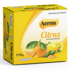 Aeron Citrus Air Freshener Disinfectant Block- 170g