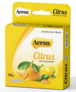 Aeron Citrus Air Freshener Disinfectant Block- 50g