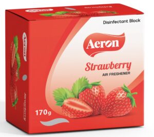 Aeron Strawberry Air Freshener Disinfectant Block- 170g
