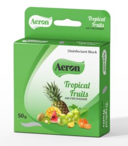Aeron Tropical Fruits Air Freshener & Disinfectant Block- 50g